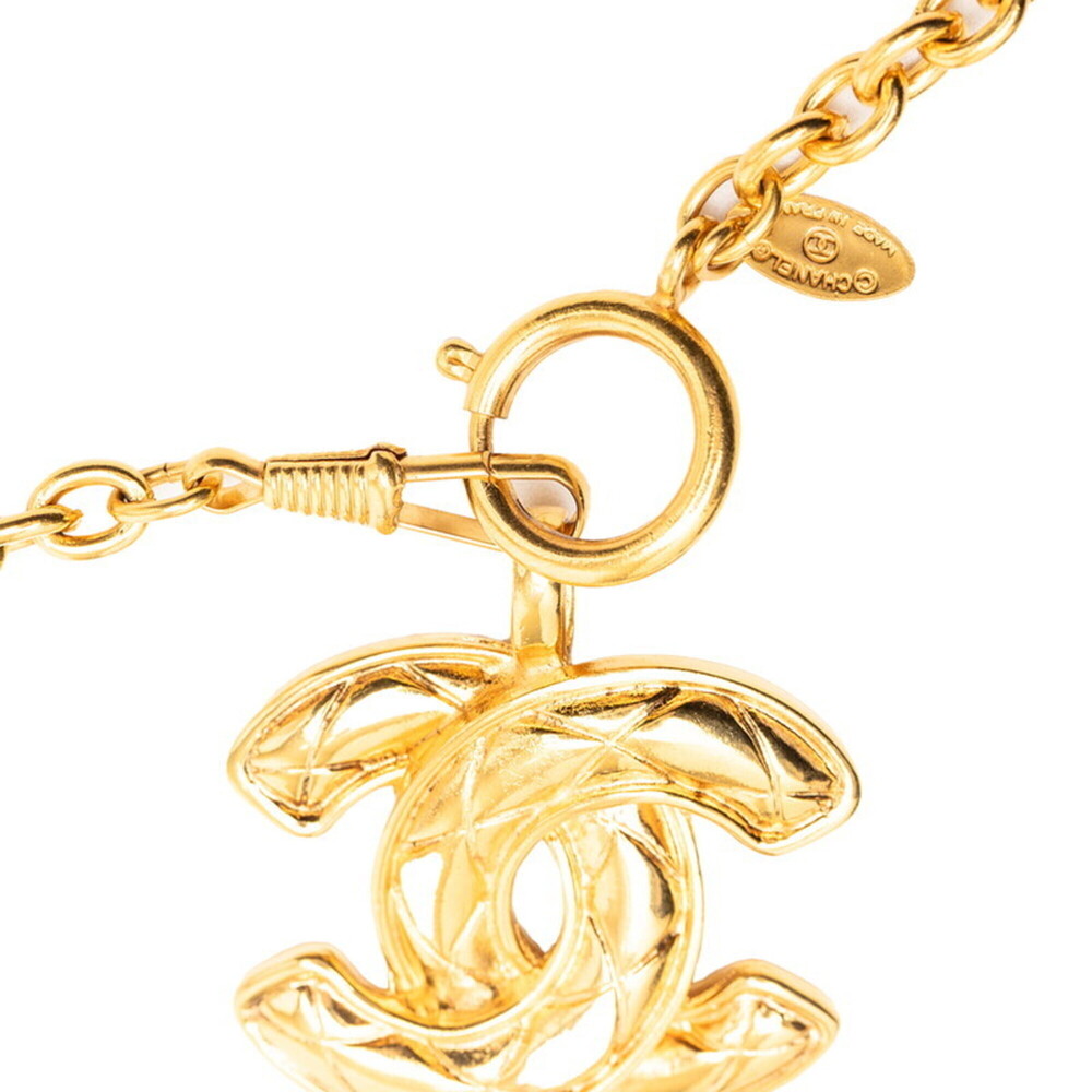 CHANEL Gold Logo Necklace - Picture 4 of 6
